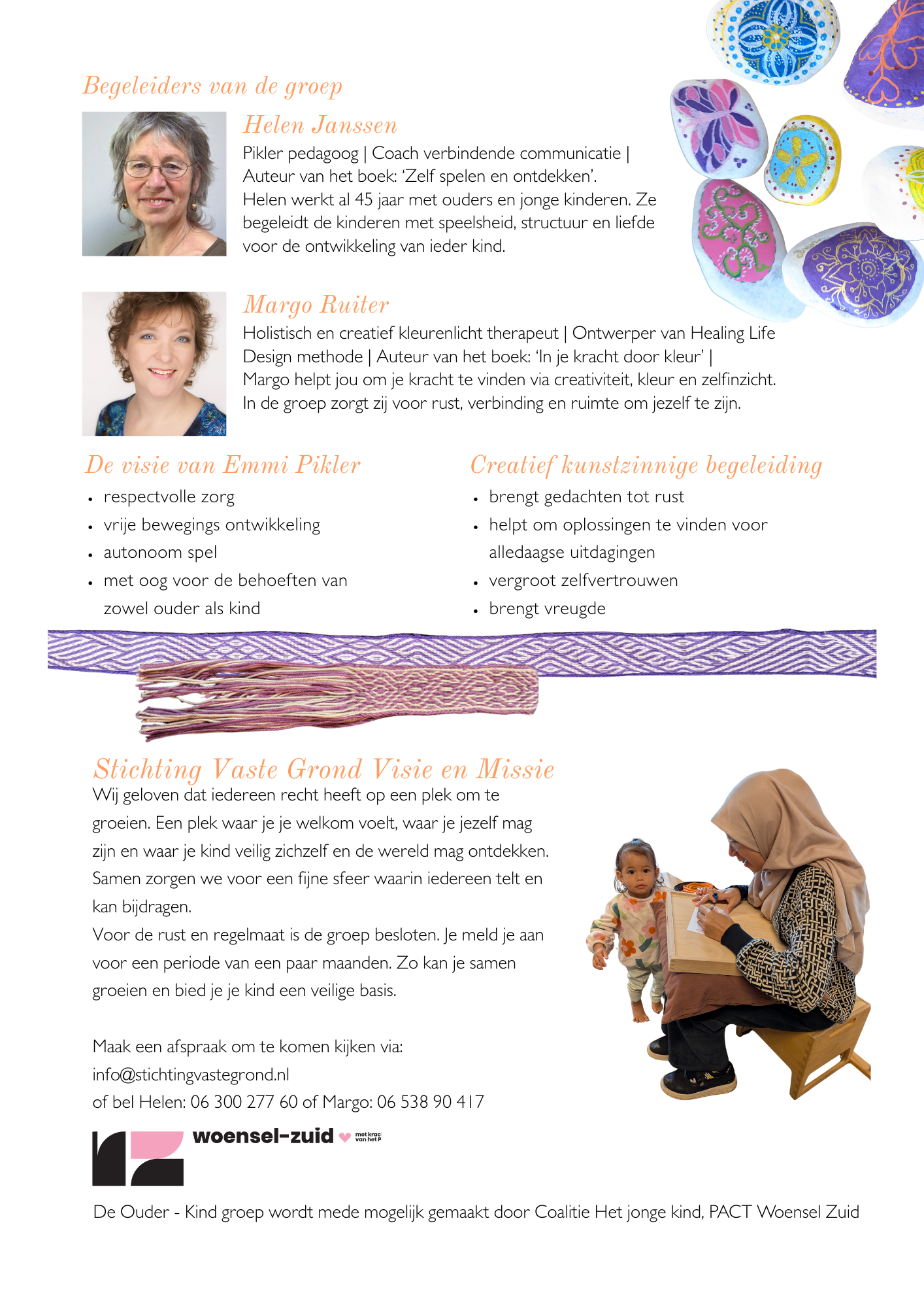 Flyer Ouder-Kind groep Vaste Grond - achterkant